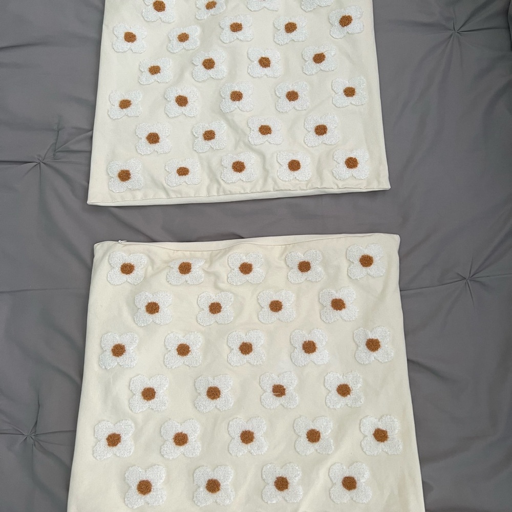 Floral Throw Pillow Covers